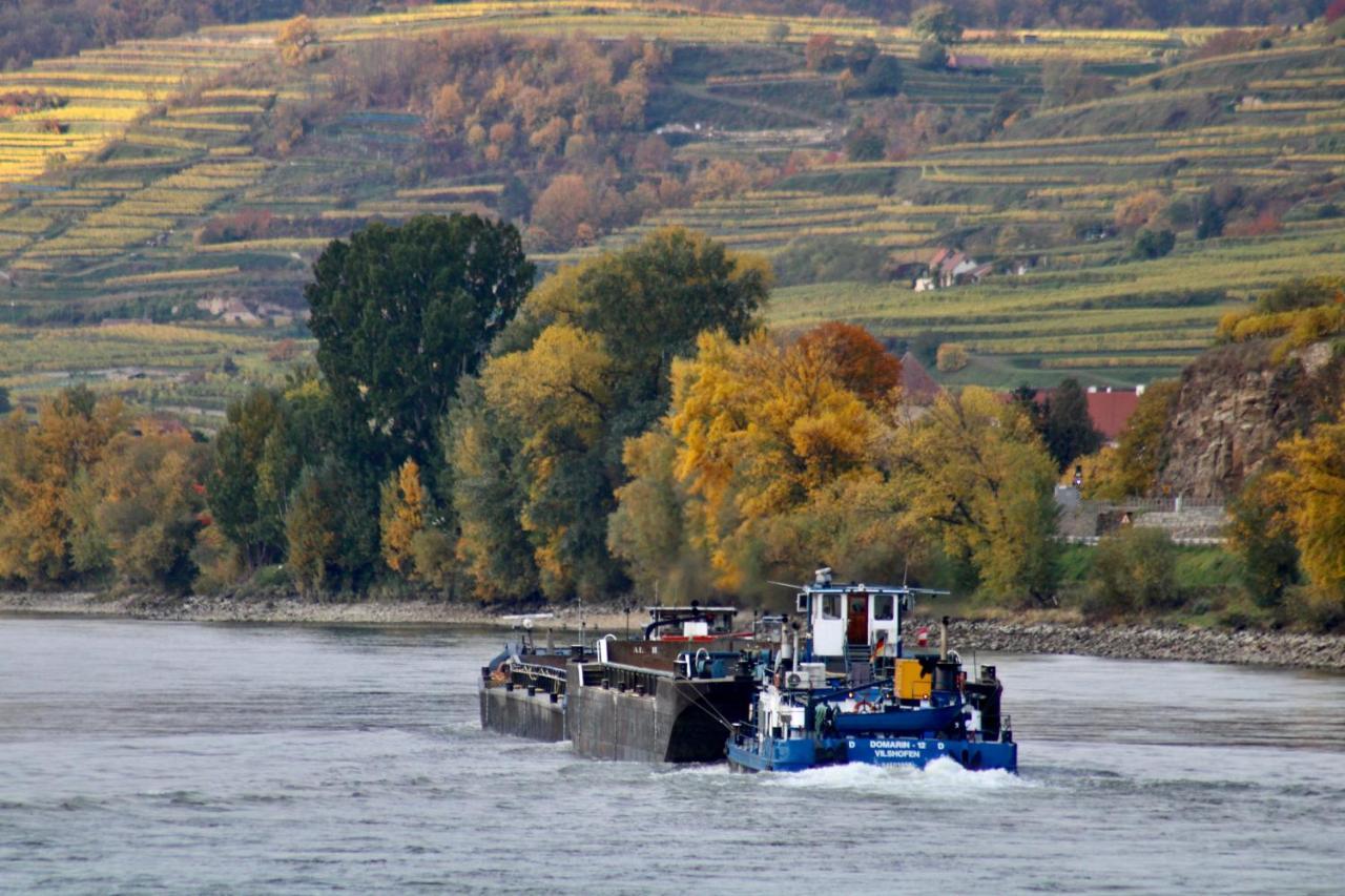 Ferienwohnung HAUS-DONAU in der Wachau Aggsbach Exterior foto