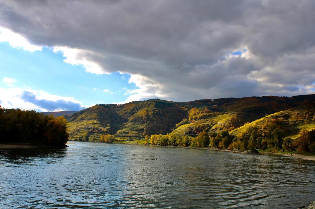 Ferienwohnung HAUS-DONAU in der Wachau Aggsbach Exterior foto