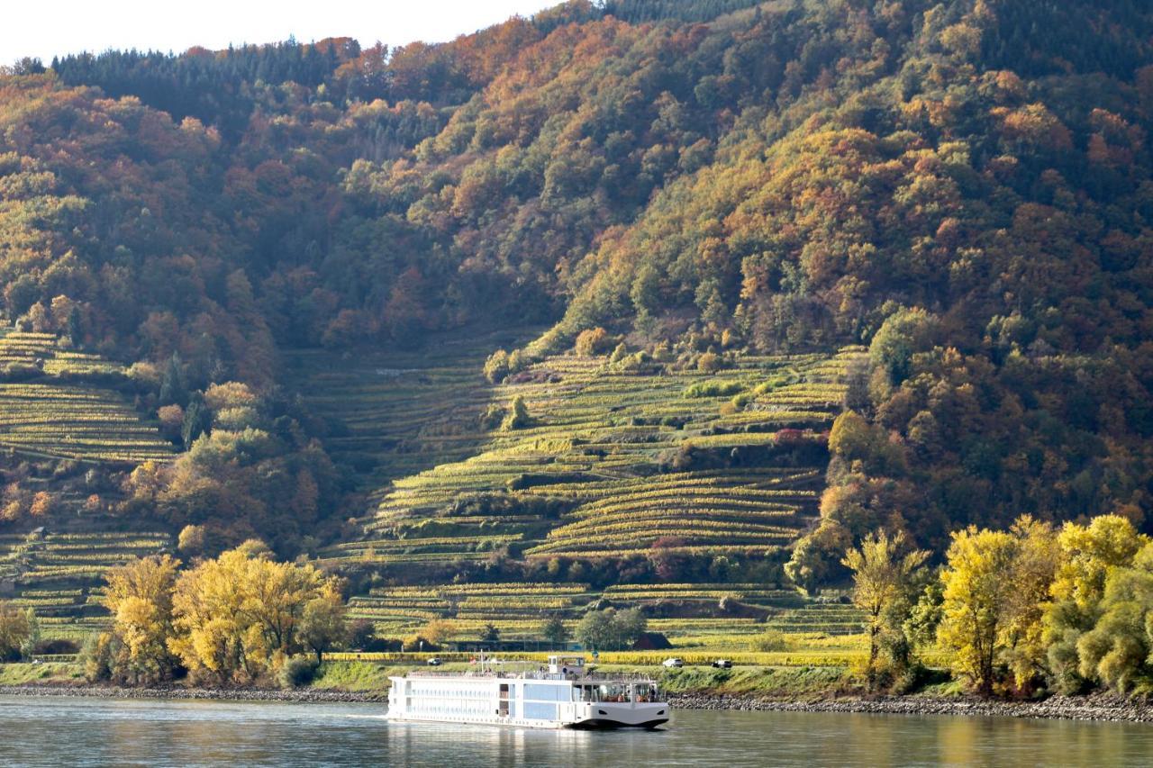 Ferienwohnung HAUS-DONAU in der Wachau Aggsbach Exterior foto